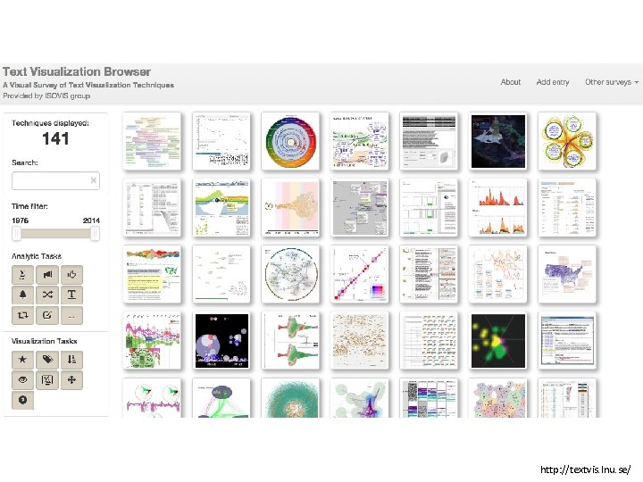 http: //textvis. lnu. se/ 