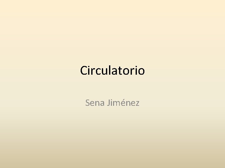 Circulatorio Sena Jiménez 