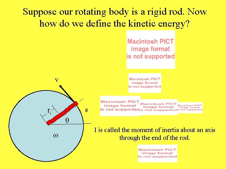 Suppose our rotating body is a rigid rod. Now how do we define the