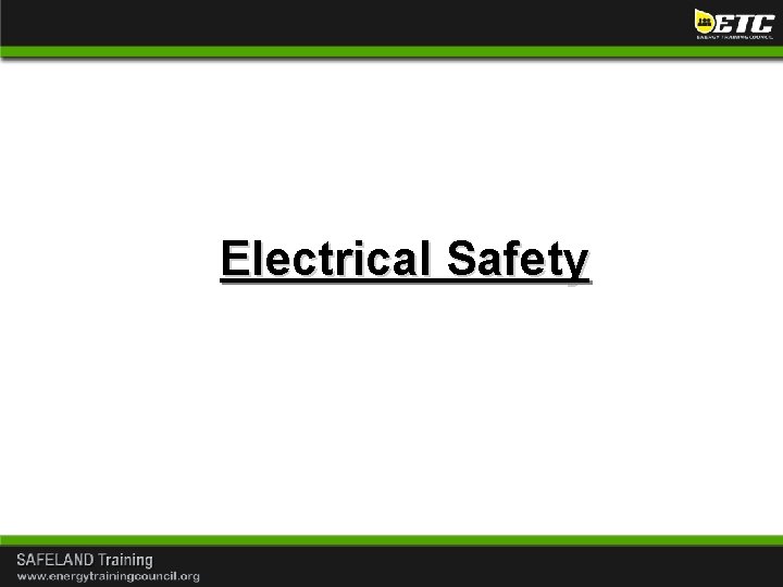 Electrical Safety 