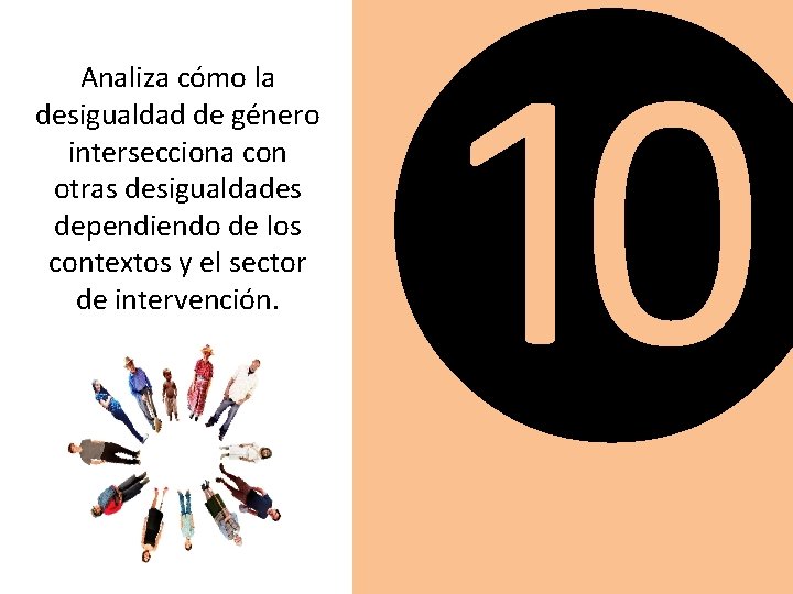 Analiza cómo la desigualdad de género intersecciona con otras desigualdades dependiendo de los contextos