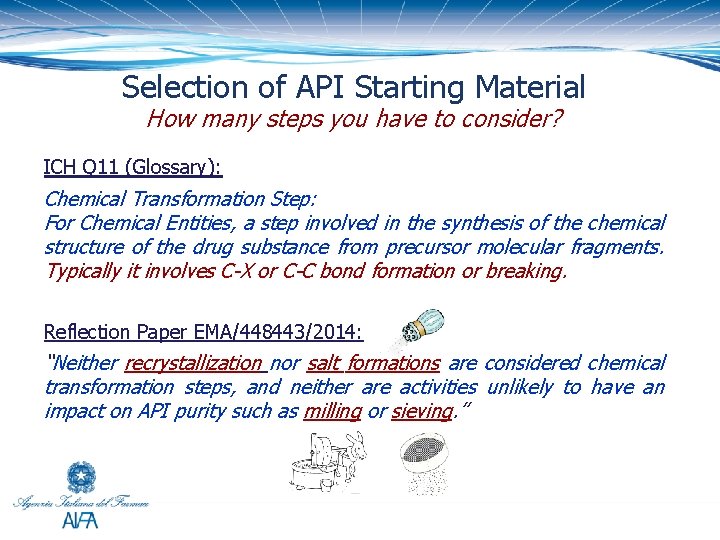 Selection of API Starting Material How many steps you have to consider? ICH Q