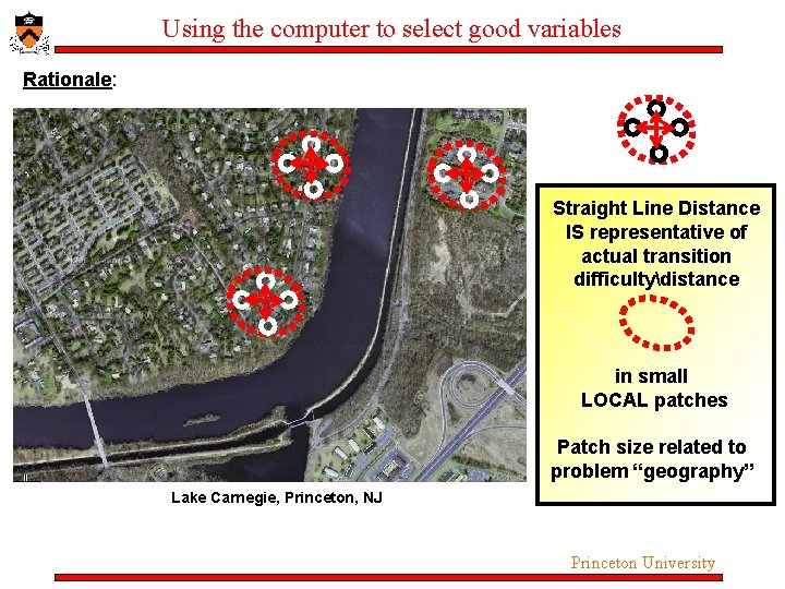 Using the computer to select good variables Rationale: Straight Line Distance IS representative of Using the computer to select good variables Rationale: Straight Line Distance IS representative of