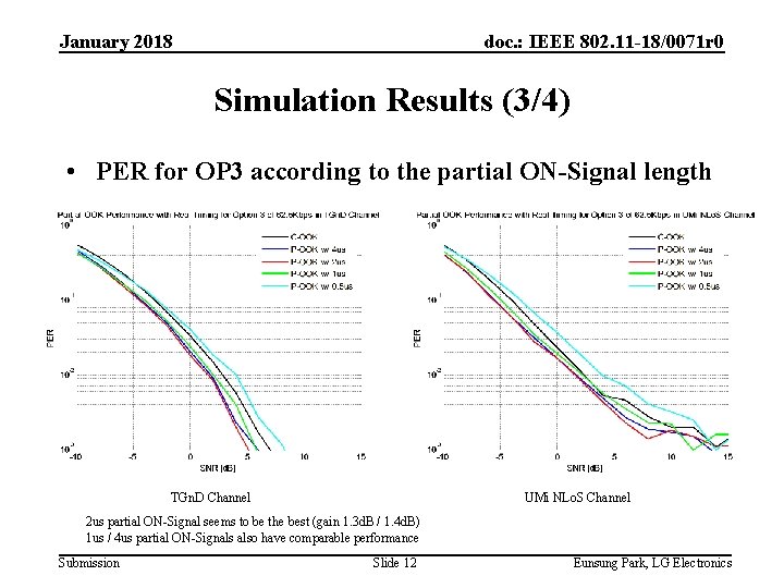 January 2018 doc. : IEEE 802. 11 -18/0071 r 0 Simulation Results (3/4) •
