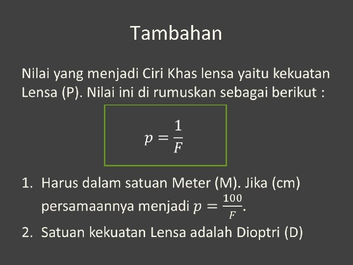 Tambahan • Tambahan •