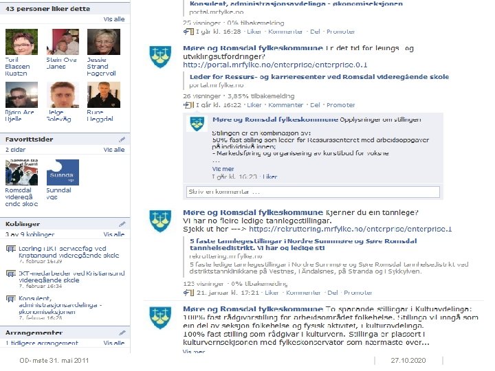 OD-møte 31. mai 2011 27. 10. 2020 