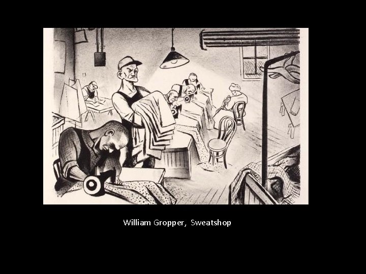 William Gropper, Sweatshop 