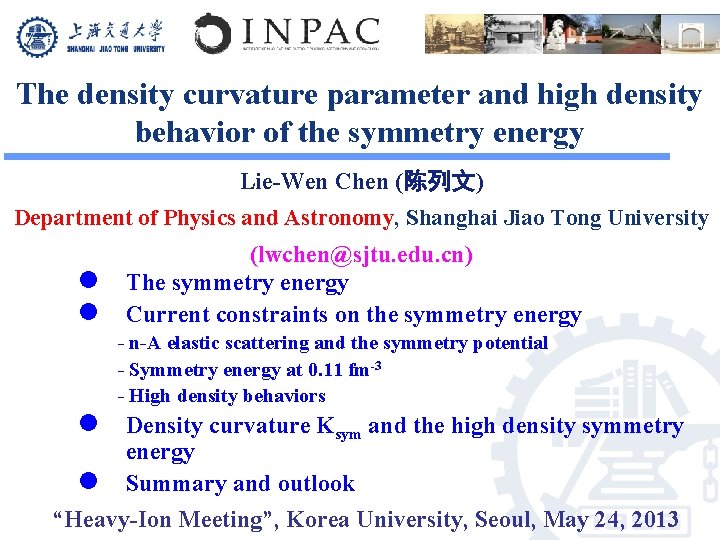 The density curvature parameter and high density behavior of the symmetry energy Lie-Wen Chen