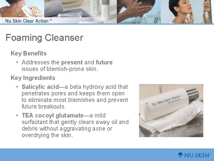 nuskin clear action cleanser