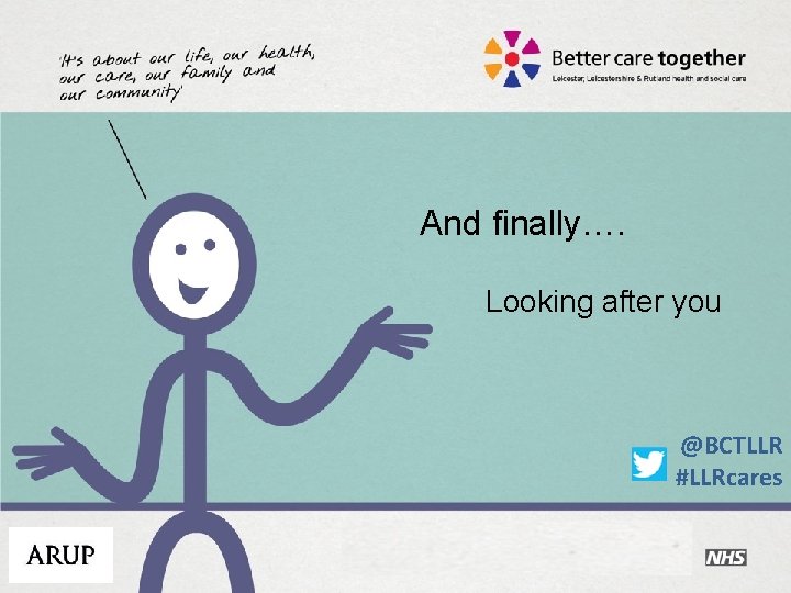 And finally…. Looking after you @BCTLLR #LLRcares 