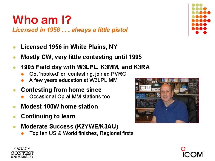 Who am I? Licensed in 1956. . . always a little pistol Licensed 1956