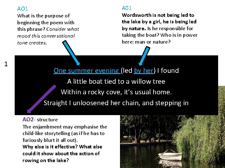 A 01 AO 1 What is the purpose of beginning the poem with this A 01 AO 1 What is the purpose of beginning the poem with this