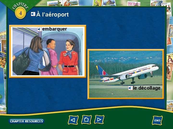 4 À l’aéroport embarquer le décollage 