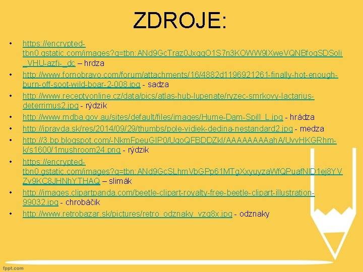 ZDROJE: • • • https: //encryptedtbn 0. gstatic. com/images? q=tbn: ANd 9 Gc. Traz