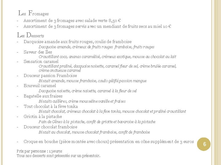  L F romages - Assortiment de 3 fromages avec salade verte 8, 50