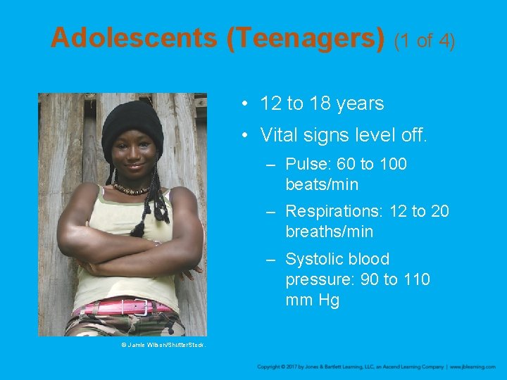 Adolescents (Teenagers) (1 of 4) • 12 to 18 years • Vital signs level