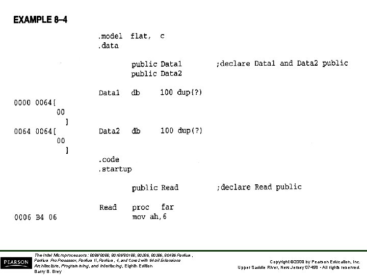 The Intel Microprocessors: 8086/8088, 80186/80188, 80286, 80386, 80486 Pentium, Pentium Processor, Pentium II, Pentium,