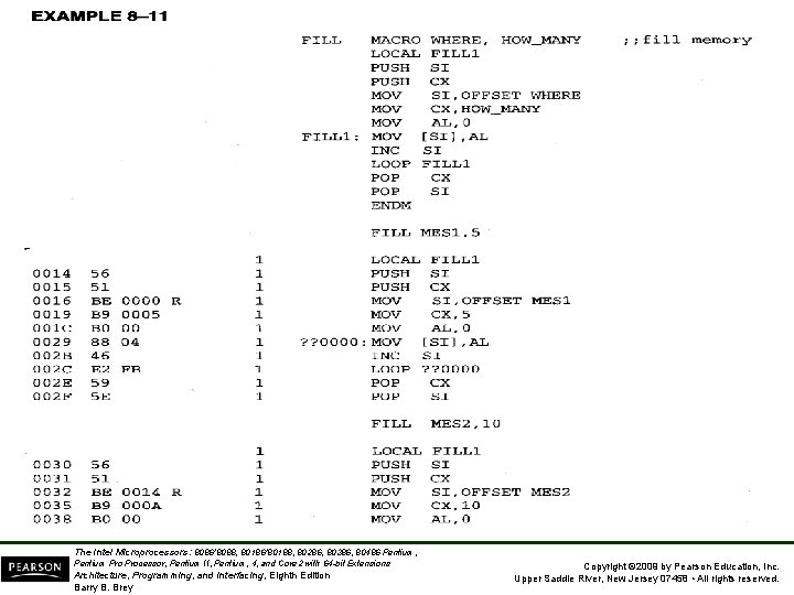 The Intel Microprocessors: 8086/8088, 80186/80188, 80286, 80386, 80486 Pentium, Pentium Processor, Pentium II, Pentium,