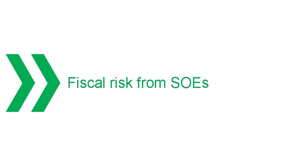 Fiscal risk from SOEs 
