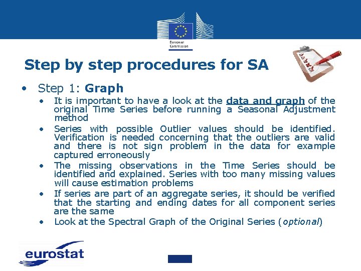 Step by step procedures for SA • Step 1: Graph • • • It