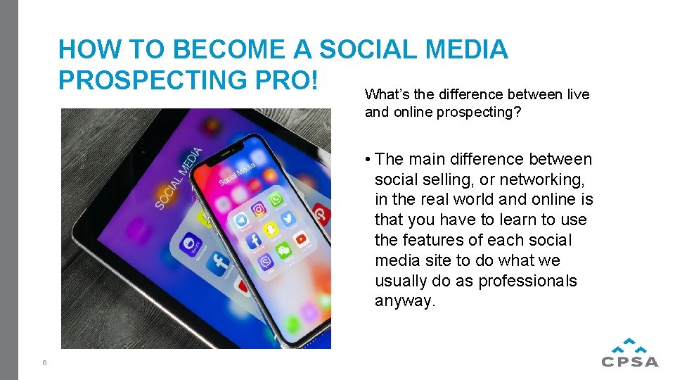 HOW TO BECOME A SOCIAL MEDIA PROSPECTING PRO! What’s the difference between live and