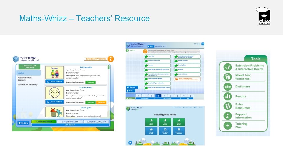 Maths-Whizz – Teachers’ Resource 