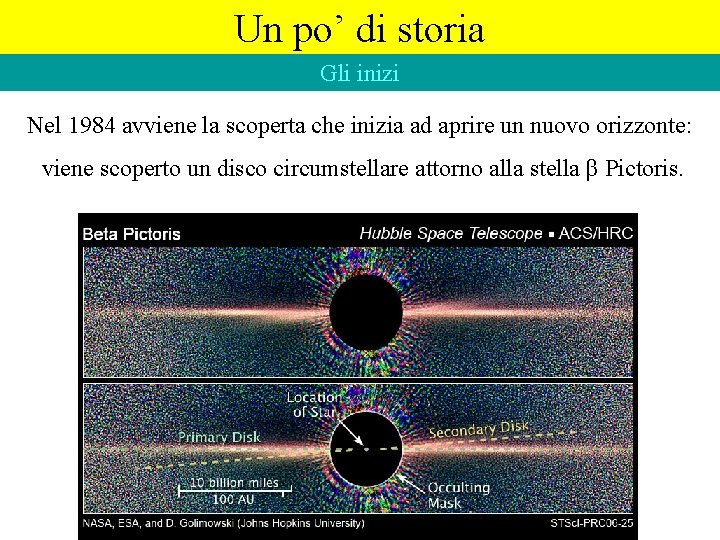 Un po’ di storia Gli inizi Nel 1984 avviene la scoperta che inizia ad