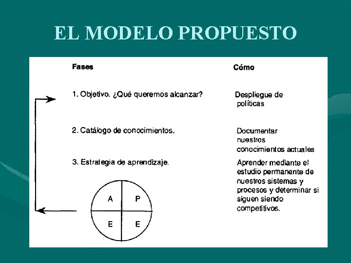 EL MODELO PROPUESTO 