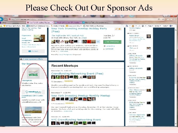 Please Check Out Our Sponsor Ads 