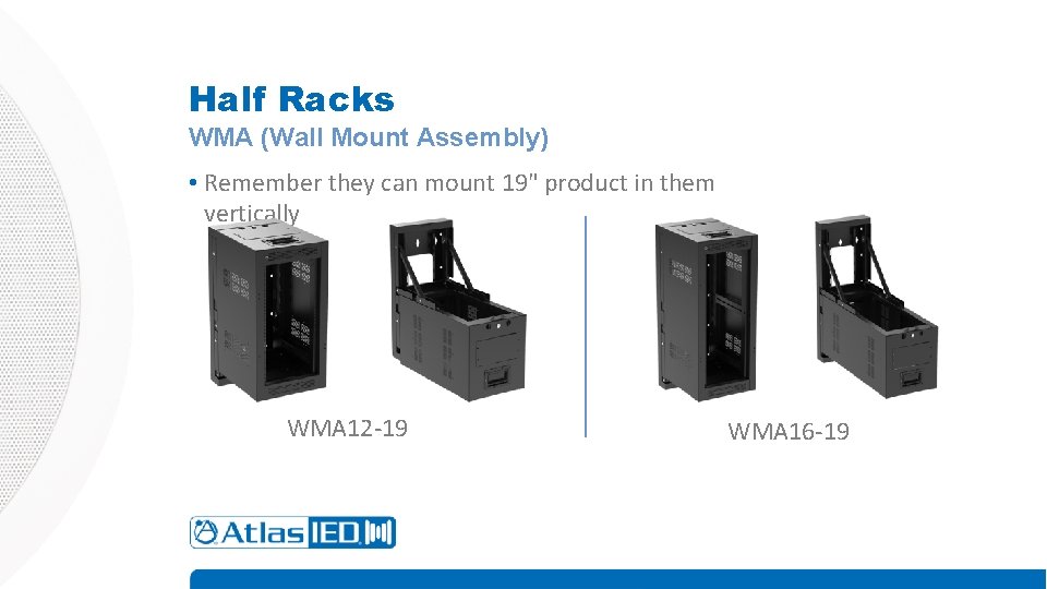 Rack Update Half Racks WMA Wall Mount Assembly