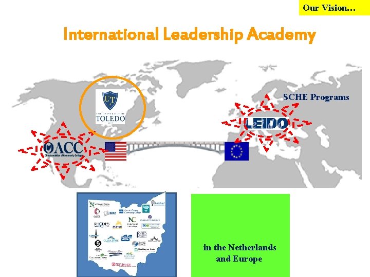 Our Vision… International Leadership Academy SCHE Programs in the Netherlands and Europe 