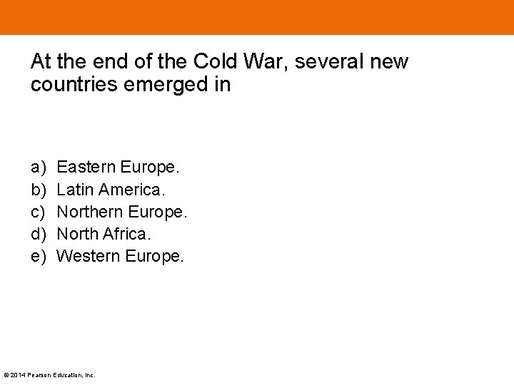 At the end of the Cold War, several new countries emerged in a) b)