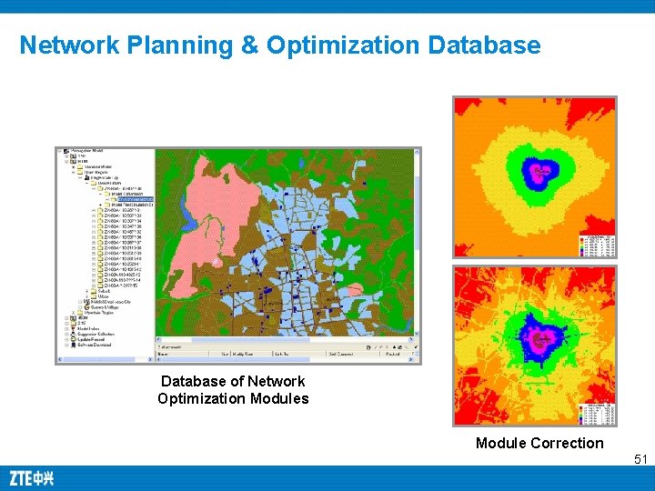 Network Planning & Optimization Database of Network Optimization Modules Module Correction 51 © 2006, Network Planning & Optimization Database of Network Optimization Modules Module Correction 51 © 2006,