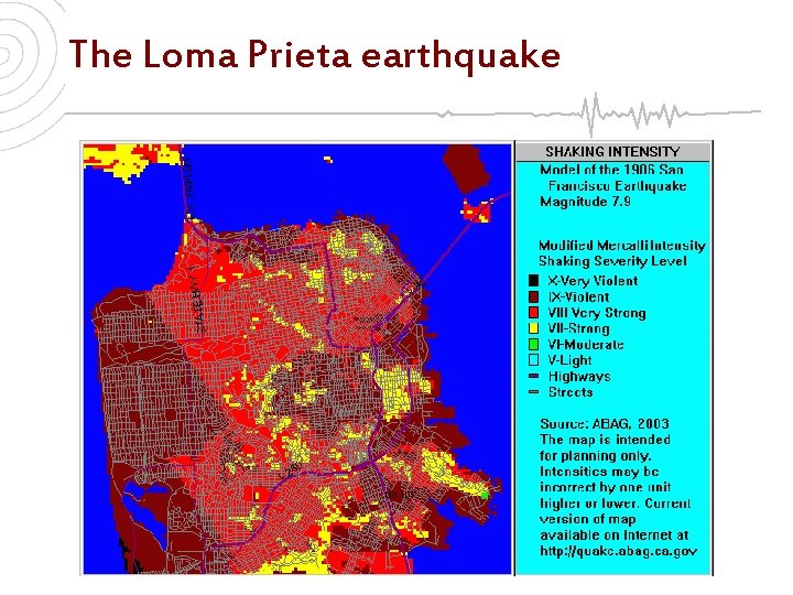 The Loma Prieta earthquake 