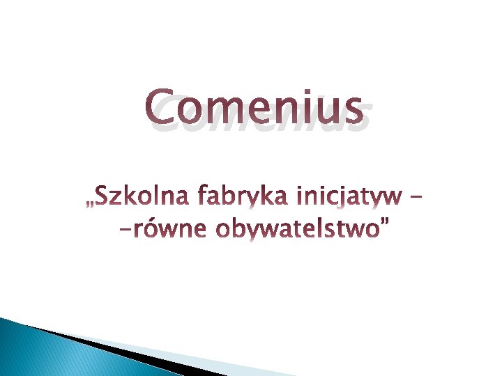 Comenius 