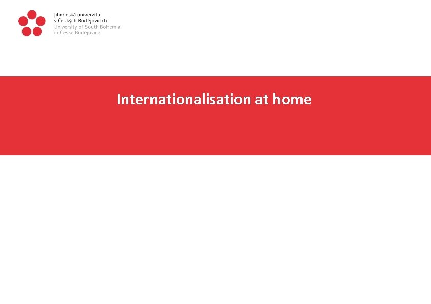 Internationalisation at home 