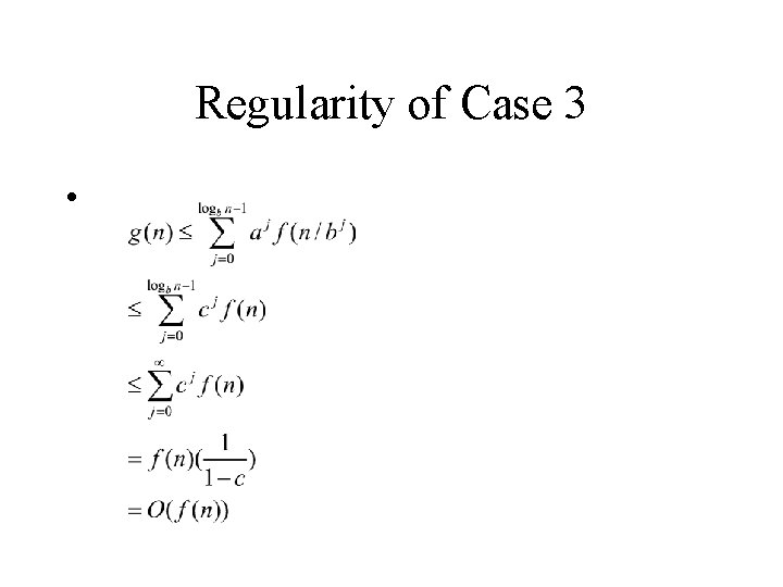 Regularity of Case 3 • 