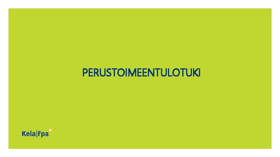 PERUSTOIMEENTULOTUKI 