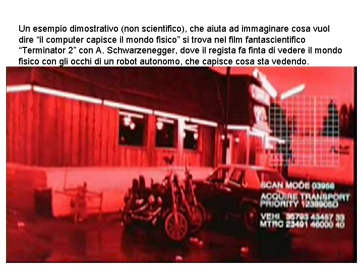 Un esempio dimostrativo (non scientifico), che aiuta ad immaginare cosa vuol dire “il computer