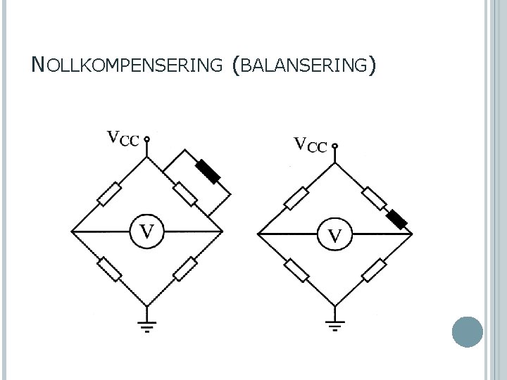 NOLLKOMPENSERING (BALANSERING) Mätteknik Introduktion 