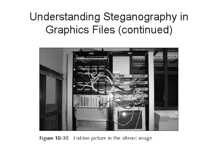 Understanding Steganography in Graphics Files (continued) 