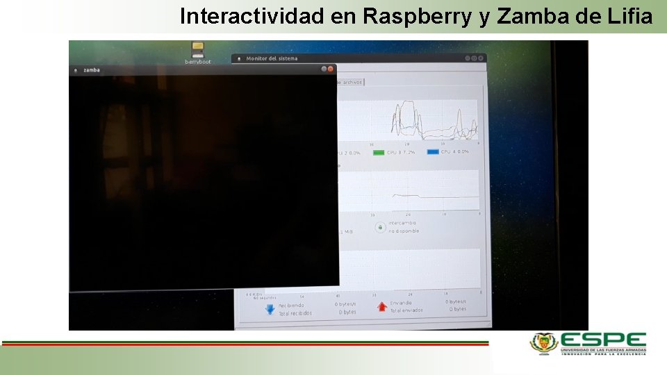 Interactividad en Raspberry y Zamba de Lifia 