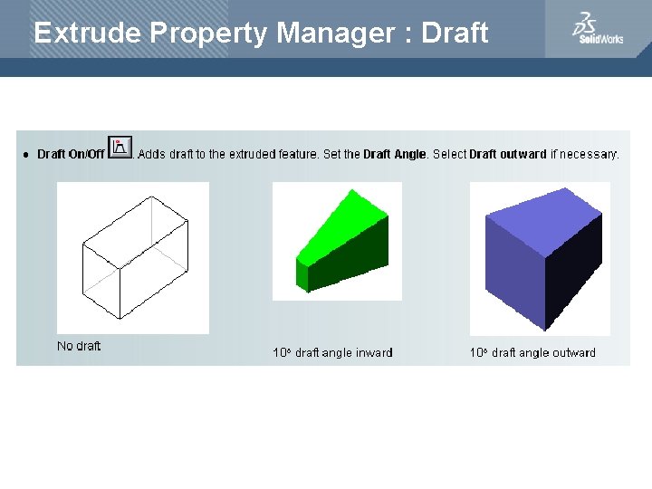 Extrude Property Manager : Draft 