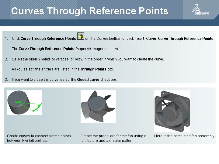 Curves Through Reference Points 