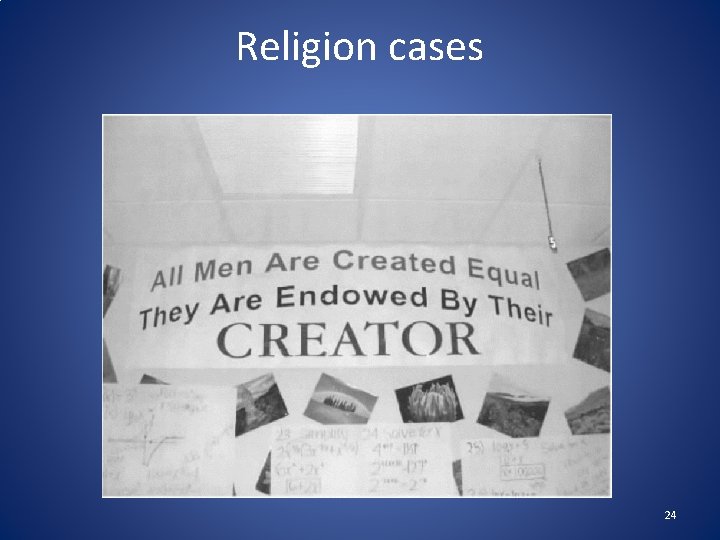 Religion cases 24 