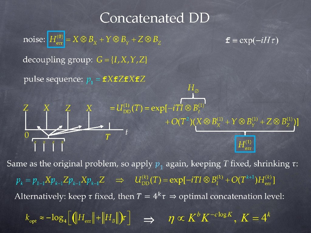 Concatenated DD 0 t Concatenated DD 0 t