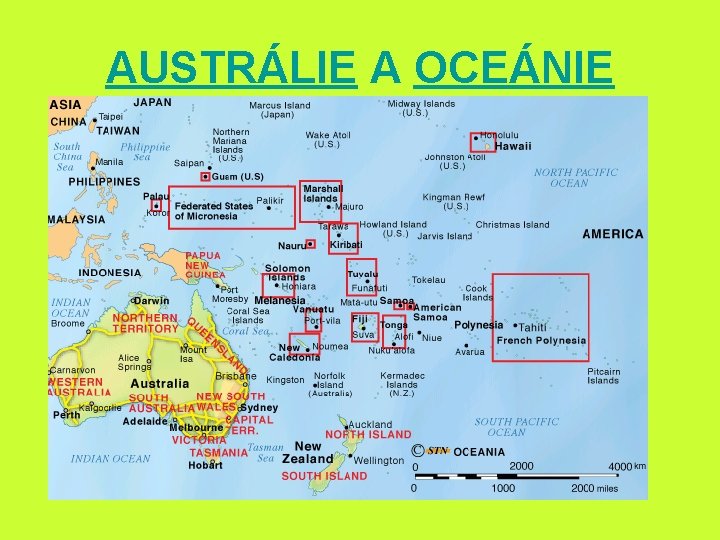 AUSTRÁLIE A OCEÁNIE 