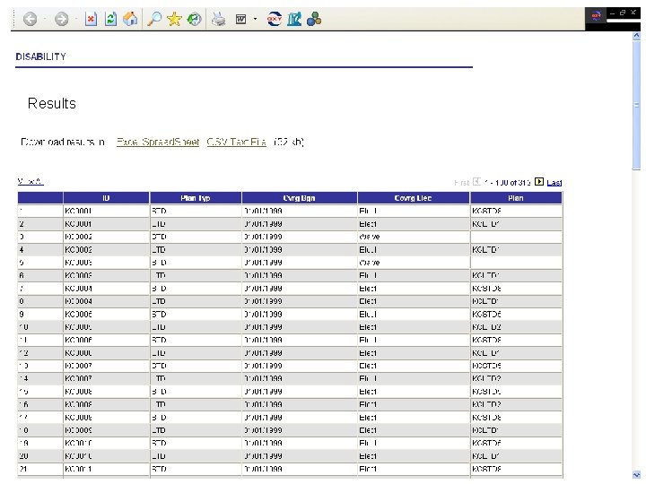 Results 