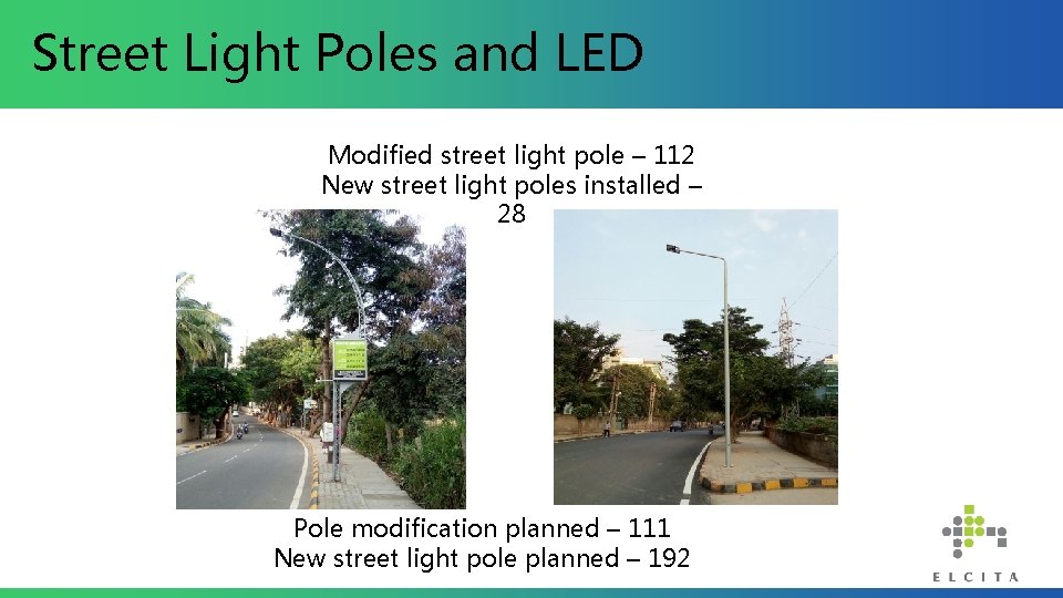 Street Light Poles and LED Modified street light pole – 112 New street light