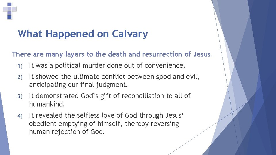 Catholic Discipleship Unit 7 Mount Calvary Opening Prayer